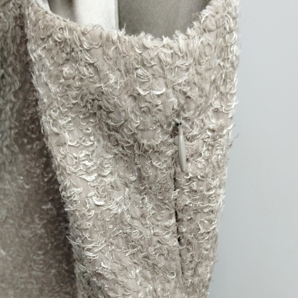 Theyskens' X‎ Theory Felda Silver Textured Cocktail Dress